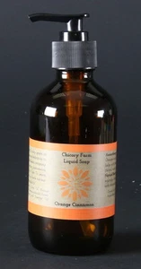 Chicory Farm Soap Orange & Cinnamon Liquid  Aromatherapy Natural Vegan  8 oz  - Picture 1 of 4