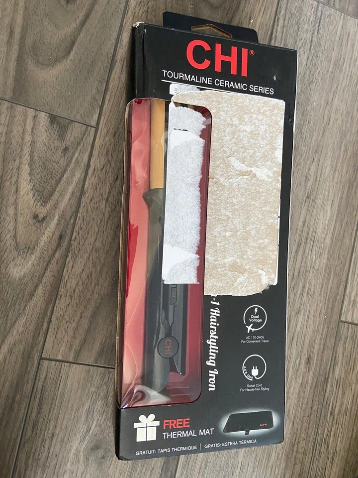 Ferro para modelagem de cabelo CHI turmalina cerâmica 3 em 1 - Imagem 1 de 4