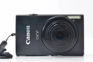 Canon IXY 420F PowerShot ELPH 320 HS IXUS 240 HS 16.1MP Digital Camera-Black - Picture 1 of 12