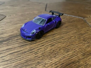 Majorette 209H Porsche 911 GT3 RS Blue Die-cast Scale Model 1/59 - Picture 1 of 7