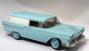 1957 Ford Courier Sedan Delivery Johnny Lightning DieCast Blue/White Model Car - Picture 1 of 19