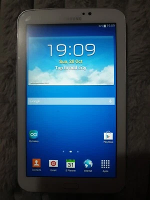 Samsung Galaxy 7.0 SM-T210 White Wi-Fi Android Tablet. - Image 1 of 4