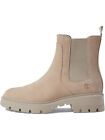 TIMBERLAND Womens Beige Back Pull-Tab Cortina Valley Leather Chelsea 8 M