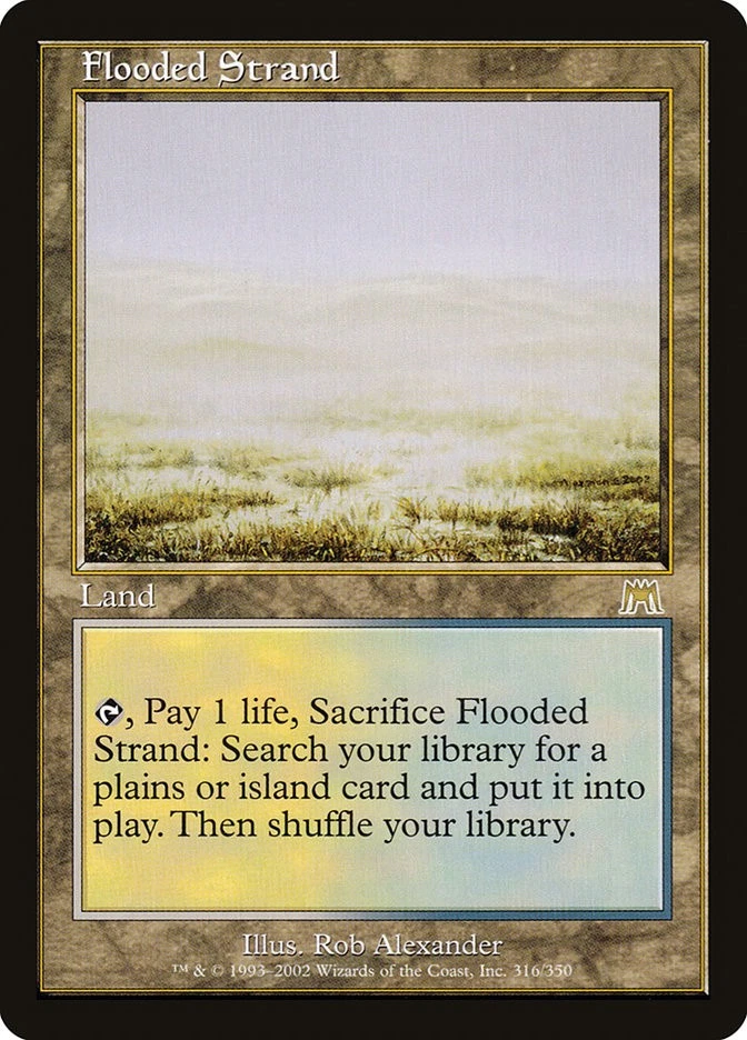 MTG Flooded Strand  - Onslaught #316 - Image 1 of 1