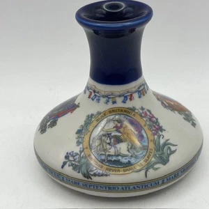 Vintage Mini Pusser’s Rum British Navy Ceramic Decanter Britannia Lord Nelson - Picture 1 of 11