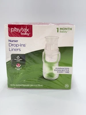 Pack de 150 forros desechables anticólicos Playtex Baby Nurser sin BPA Foto 1 de 4