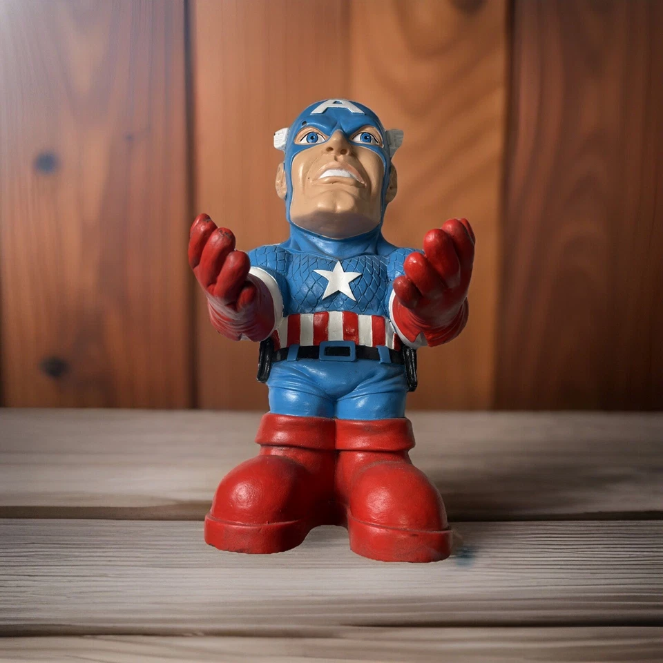 Captain America Marvel Comics 20” Tall by Rubies - Candy Bowl Holder Figure Foto 1 de 4