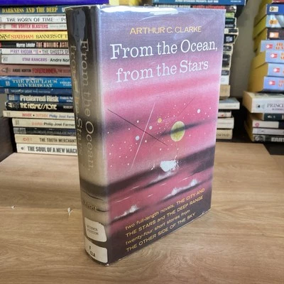 From the Ocean From the Stars Arthur C. Clarke Hardcover Sci-Fi Book Ex-Library - Image 1 of 4