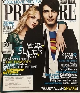 PREMIERE Magazine February 2006-Kate Bosworth & Brandon Routh+ 50 Best DVDs 2005 - Picture 1 of 1