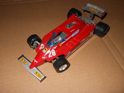 FERRARI 126 ARNOUX FORMULA 1 BURAGO 1/24 6101 vintage 1/24 ROSSO - Immagine 1 di 4