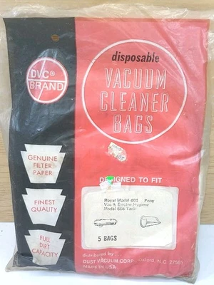 DVC Brand Royal Model 401 Pony Vacuum Bag  - Image 1 of 3