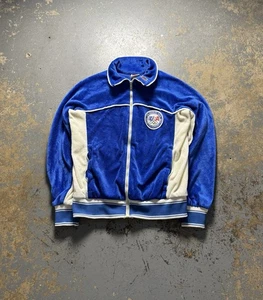 Vintage 1984 Levi’s Olympics Support Team Suede Track Jacket-Size Medium - Picture 1 of 11