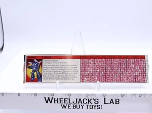 Tracks Tech Spec 1985 Vintage Hasbro G1 Transformers Action Figure - Picture 1 of 1