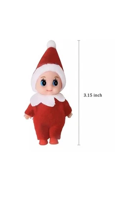 Christmas Elf Doll On The Shelf Baby Elves Plush Felt Doll Xmas Home Decorations