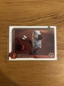 2025 Topps Serie 2 Grayson Rodriguez Oro Specchio Stampa Corta Variazione #505 Des - Foto 1 di 2