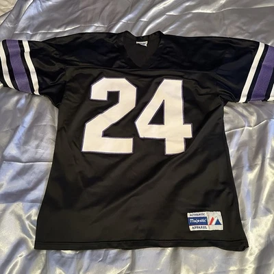 Винтажная футболка Northwestern Wildcats Darnell Autry No24 черная Majestic размер XL NCAA - Изображение 1 из 4