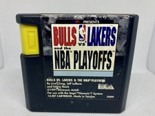 SEGA MEGADRIVE/GENESIS VINTAGE CARTRIDGE 'BULLS V LAKERS' "LAST DANCE" "JORDAN"