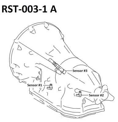 Auto Trans Revolution Sensor fits 2016-2019 Toyota Land Cruiser Corolla  AISIN W - Image 1 of 4