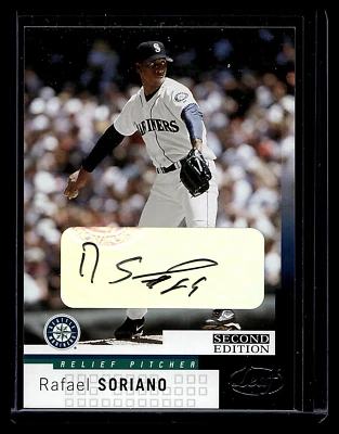 2004 LEAF AUTOGRAPHS SECOND EDITION #76 RAFAEL SORIANO AUTO SEATTLE MARINERS - Image 1 of 3
