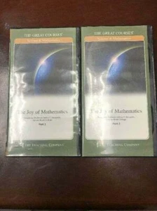 The Teaching Company Great Courses Joy of Mathematics 1 & 2 DVD Arthur Benjamin - Picture 1 of 1
