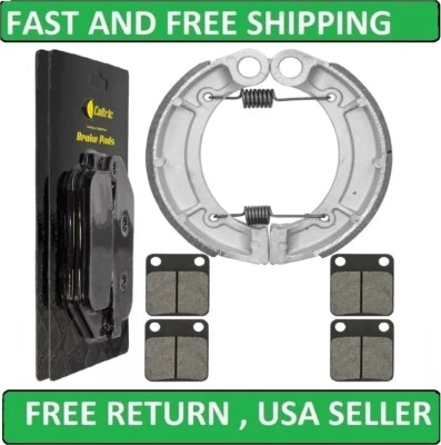 Pastillas de freno delanteras zapatas de freno traseras para Yamaha Bruin 350 YFM350 2X4 4X4 2004-2006 Foto 1 de 4