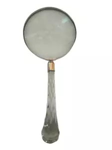 Vergrößerungsglas (extra groß) rot & blau Perlmutt 6 Zoll Durchmesser - Bild 1 von 4
