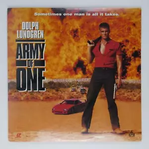Army Of One 1993 Laserdisc LD Extended Play Dolph Lundgren Laser Disc New Sealed - Picture 1 of 2