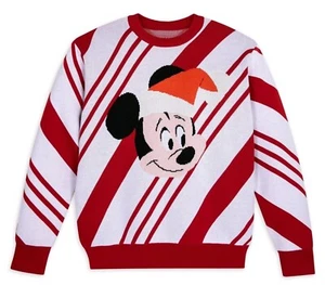 Disney Classics Mickey Mouse Christmas Men's Sweater Rare Gift - Picture 1 of 3