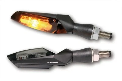 KOSO LED Mini Blinker Mars für Motorrad schwarz smoked LED signals indicators - Bild 1 von 2