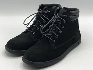 Timberland Bayham Boots Juniors Youth Size 7 Black Suede in Lace Up Boots New - Picture 1 of 7