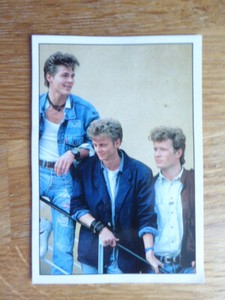 A-HA MORTEN HARKET STICKER #4 PANINI THE 1989 SMASH HITS COLLECTION 1989