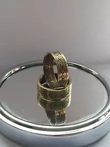 Hand Made Both Sided Brass Coin Ring Let Me Know Your Size Befor Purchase J To Z - Picture 1 of 4