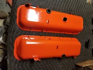 1965-1969 GM Chevelle Corvette Camaro Impala Valve Covers 396 427 Drippers - Picture 1 of 6