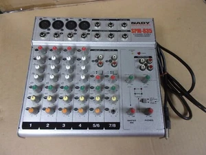 Nady Audio SPM-835 8 Channel Stereo Powered Mixer Band Mic Instrument Tape Deck - Picture 1 of 9