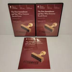 Great Courses - First Amendment & You: What Everyone Should Know (12 CDs & Book) - Imagen 1 de 9