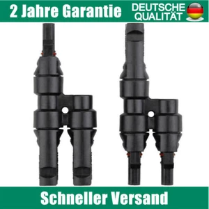 Y T Verteiler Solarstecker Solar Stecker Buchse Kupplung Kabel 2,5 4 6 mm² - Bild 1 von 6