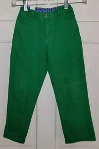 J Bailey Kelly Green Cotton Adjustable Waist Chino Pants 6 - Picture 1 of 7