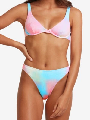 JUEGO DE BIKINI BIKINI TIE DYE AL ATARDECER DAMAS NUEVO CON ETIQUETAS TALLA 12 Foto 1 de 4