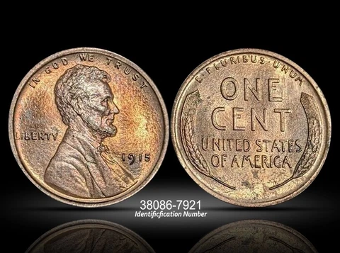 1915-P Lincoln Cent Penny Unc. BU Red Tons of Luster!! Great Eye Appeal!! Cover
