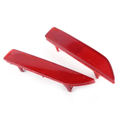 2 Red Rear L+R Bumper Bar Reflector Light Cover fit for Honda CRV 07-09 City zw - image 1 of 4