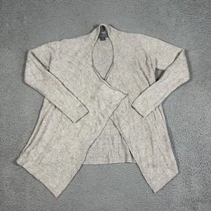Barefoot Dreams Sz M Cozychic Lite Style 421 Heather Beige Open Cardigan Girls - Picture 1 of 7