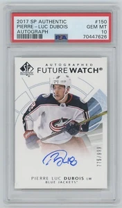 2017-18 SP Authentic Pierre-Luc Dubois Future Watch Auto /999 Rookie #150 PSA 10 - Picture 1 of 1