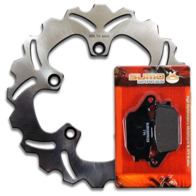 Rotor de disco trasero + pastillas de freno para Yamaha FZ6 [2004-2009] FZS 1000 (FZ1) [2006-2014] Foto 1 de 4