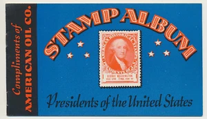 USA Stamp Album United States Presidents with 28 Poster Stamps 1936 MNH/MH - Picture 1 of 11