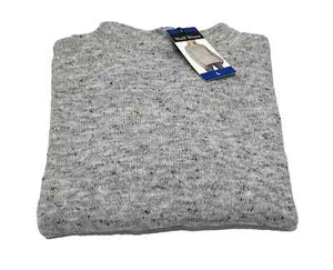 Well Worn Women's Soft Stretch Nep Yarn Sweater, Gray, Size Large - Picture 1 of 7