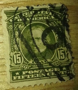 US Scott # 309 - gebraucht - CV = 12,50 $ SCHÖNE ZENTRIERUNG! GROSSE RÄNDER! - Bild 1 von 2
