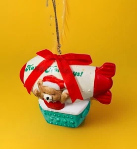 Vintage GAP’N TEDDY GLOW BELL albero illuminato ornamento/campanello con scatola - Foto 1 di 10