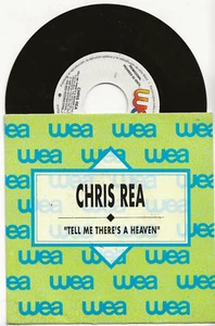 CHRIS REA TELL ME THERE'S A HEAVEN 7 INCH SPAIN PROMO-ONLY SINGLE, MINT - Picture 1 of 2