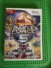 Hot Wheels: Battle Force 5 (Nintendo Wii)+Instruction Booklet • Kids Racing Game