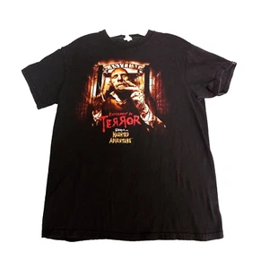 Vtg Shirt Mens Ripleys Haunted Adventure Graphic Print Short Sleeve Black  0206 - Picture 1 of 7